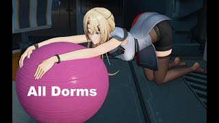 Girls Frontline 2 All standard dorm animations Up to Ullrid [upl. by Nreval347]