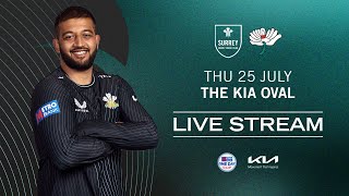 ⚪ LIVE  Surrey vs Yorkshire Metro Bank One Day Cup [upl. by Nossila]