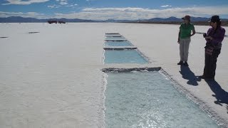 N Argentina Magnificent and Blinding Salinas Grandes Salt Flats [upl. by Elyod626]