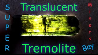 Beautiful translucent Tremolite Crystal found while out Rock Hounding at Miners Bay Ontario [upl. by Etnasa]