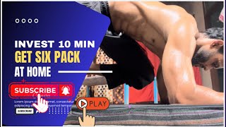 different home5 six pack excise at home👆viralvideo shorts hardwork [upl. by Ayaj89]