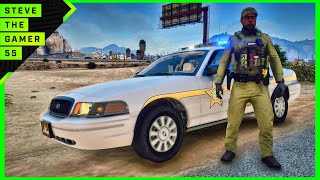 GTA 5 Mod Sheriff Monday Patrol GTA 5 Lspdfr Mod [upl. by Wessling374]