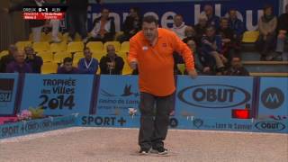 Pétanque  Trophée des villes 16eme de finale triplette Albi contre Dreux [upl. by Ingmar]