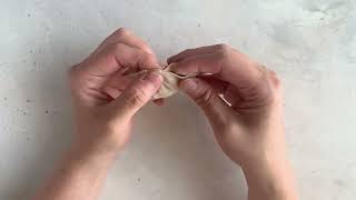 How to pleat Potstickers [upl. by Suinotna292]