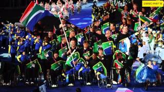 Athletes March Past at London Paralympics 2012 Opening Ceremony [upl. by Harl]