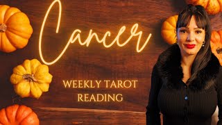 CANCER Dont be afraid to put them in their place🥂👌🎯👑 weekly tarot reading [upl. by Irak]