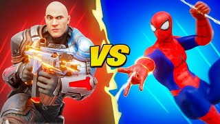 THE ROCK vs SPIDERMAN Mythic 1v1 [upl. by Goulette187]