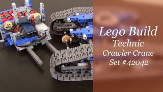 Lets Build  LEGO Technic Crawler Crane Set 42042  Part 2 [upl. by Clite]