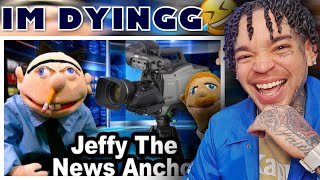 SML Movie Jeffy The News Anchor reaction [upl. by Peonir609]