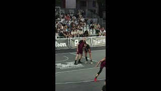 Bjelica with the clinical hook shot 🔥 3x3ChPoitiers 3x3Ch [upl. by Arocat]