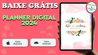 Planner Digital Grátis 2024 para iPad e Tablet Android plannerdigital goodnotes6 tabletandroid [upl. by Acinor]