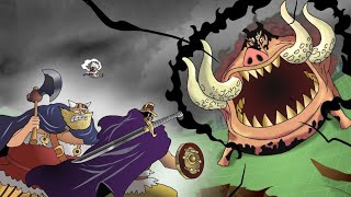 LUFFY AND THE GIANTS VS GOROSEI Fan animation  One Piece chapter 1111 [upl. by Lymann]