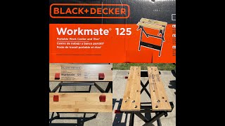 Black  Decker WorkMate 125 Quick Guide Assembly [upl. by Nahc]