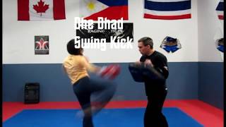 Muay Thai training Ellen Wong with kru Sean [upl. by Heddy]