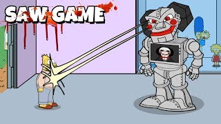 ¡ LA BATALLA CONTRA PIGSAW ROBOT   Abuelo Simpson Saw Game  Solución Completa 3 [upl. by Ecinnaj]