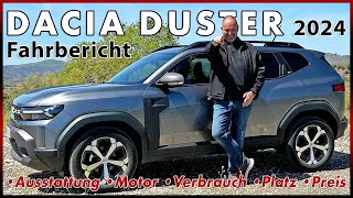 Dacia Duster 2024  Mehr Platz Neue Motoren Mehr Assistenzsysteme ab 18950 €  Test Review Deutsch [upl. by Noicnecsa]