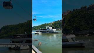 Cable Lift Over the River travel [upl. by Alfi401]