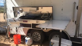 Camping Kitchen Cargo Trailer Conversion Truck Box Kitchen [upl. by Sitnik]