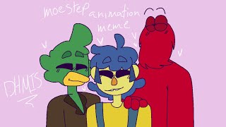 OLD Moestep  animation meme  FlipaClip  Dont Hug Me Im Scared 13 [upl. by Desai138]