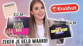 3x KRUIDVAT MYSTERY BOX BLACK FRIDAY UNBOXING 🖤  Make Me Blush [upl. by Tanhya745]