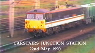 BR in the 1990s Carstairs Junction Station on 22nd May 1990 [upl. by Laet]