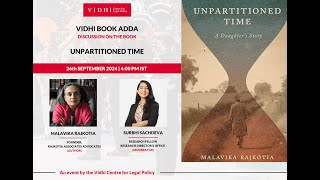 Vidhi Book Adda  Unpartitioned Time with Malavika Rajkotia [upl. by Alimac76]