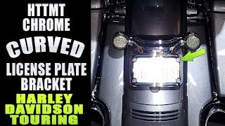 DRESS UP YOUR BAGGERS BOOTY WITH A CURVED LICENSE PLATE [upl. by Llatsyrc]