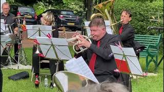 delivering the goods Strata Brass  on ilkley moor bah tat Yorkshires Anthem [upl. by Nonnahsal854]