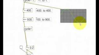 Introduction to MaxMSP LFOs [upl. by Adamsun805]