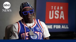 Flavor Flav talks about becoming US Olympics water polo hype man [upl. by Kenna136]