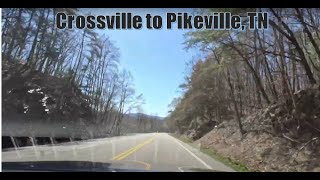 Driving from Crossville to Pikeville TN on 03 04 2023 crossville pikeville tn [upl. by Alberik495]