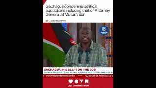 DP Rigathi Gachagua condemns extrajudicial abductions [upl. by Ahsiemat]