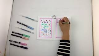 Easy Bullet Journal Calendar SetUp  Plan Your Year [upl. by Chassin]