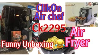 Unboxing and test my air fryer clikon  Jazzkuletampfun Tv [upl. by Elizabeth]