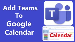 How to Add Teams Meeting to Google Calendar  How to Schedule Teams Meeting in gmail [upl. by Nawak]