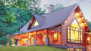 Engineered Logs Explained  Timberhaven Log and Timber Homes [upl. by Ika]