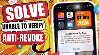 Revoke Apps Fix Anti Revoke Guide for iPhone amp iPad 2024 [upl. by Horlacher]