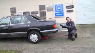 Mercedes Sticking or Frozen Brake Caliper Inspection You Can Do Yourself [upl. by Winifred]