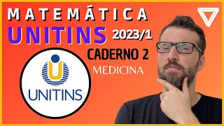 UNITINS 20231  CADERNO 2 MEDICINA  MATEMÁTICA [upl. by Htrowslle]