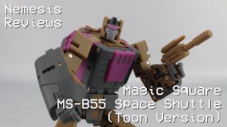 Nemesis Reviews Magic Square MSB55 Space Shuttle Toon Version [upl. by Arias]