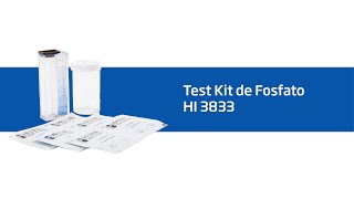 Video tutorial del Kit de Prueba de Fosfato HI3833 [upl. by Neyud438]