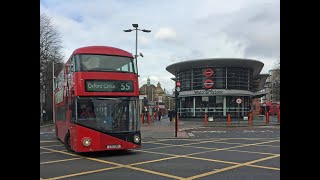 London Buses Bus Route 55 Walthamstow Central to Oxford Circus [upl. by Ynahpets883]