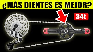 ¿ES MEJOR TENER MÁS DIENTES EN EL PLATO 🚲 SALUD CICLISTA [upl. by Halludba]