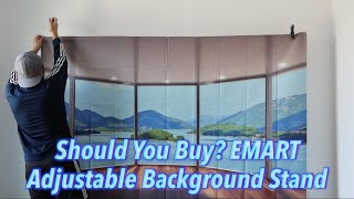 Should You Buy EMART Adjustable Background Stand [upl. by Brice125]