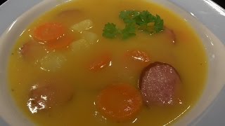 Kartoffel Karottensuppe mit Cabanossi von Christine Haas Thermomix® TM5 [upl. by Amadis556]