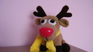 No 97 Renifer na szydełku  Reindeer on crochet  Part 34 [upl. by Critchfield]