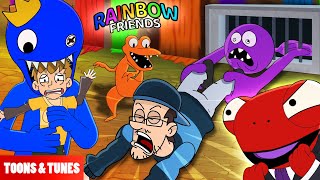 Rainbow Friends are not Our Friends 🌈 FGTeeV Animation [upl. by Popele]