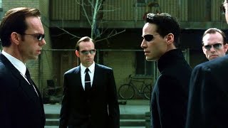 Neo vs Smith Clones Part 1  The Matrix Reloaded Open Matte [upl. by Farleigh]