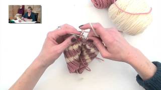 Knitting Help  Clean Stripes in Ribbing [upl. by Jonme840]