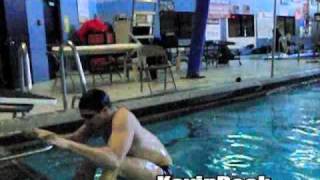 Backstroke Starts in Super Slow Motion 210FPS [upl. by Onimixam]